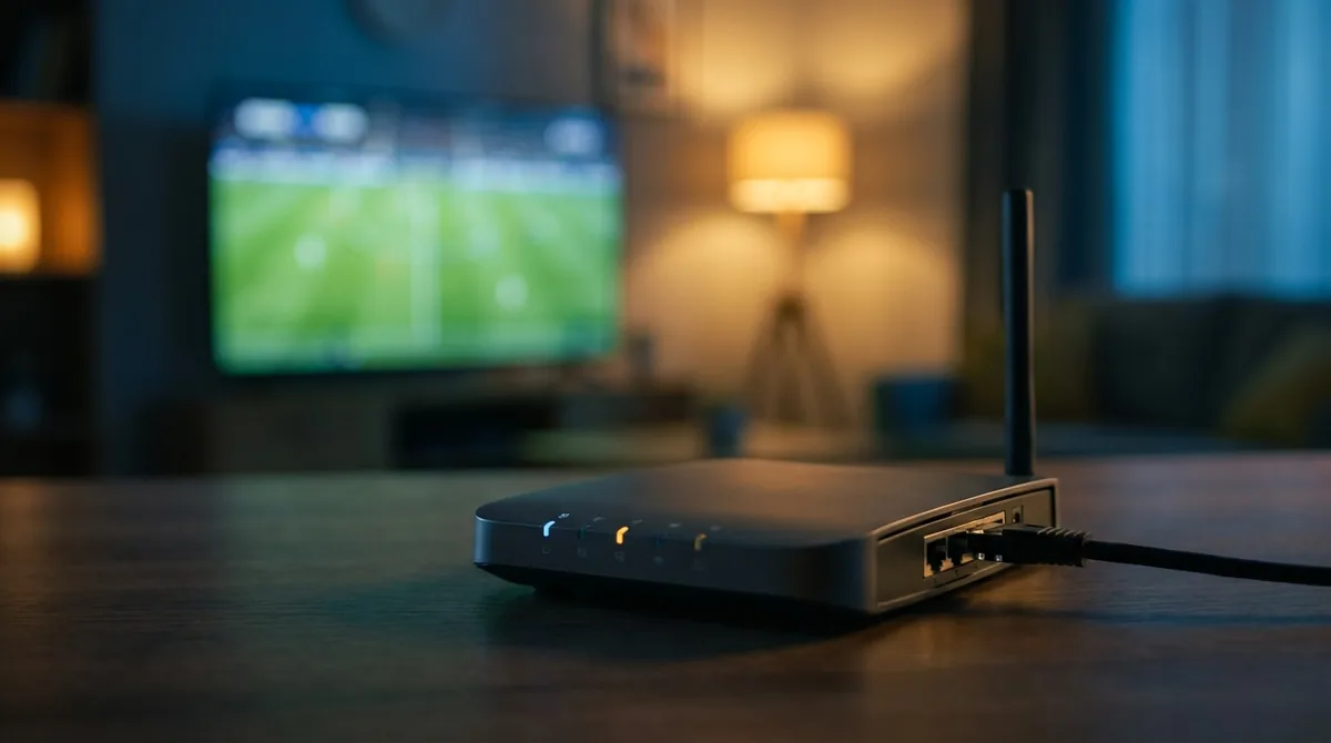 After you cancel cable: router with ethernet cable for stable 4K streaming